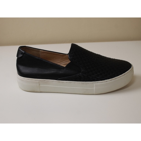 J/Slides Flynn woven leather platform sneakers - Picture 4 of 6